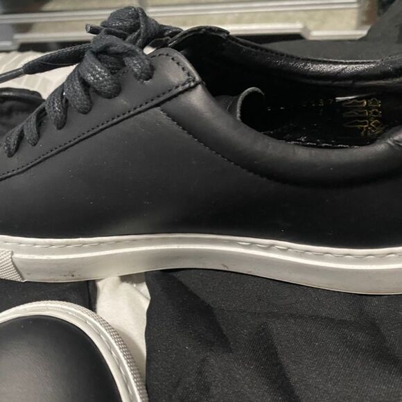 Black Leather Givenchy Sneakers with White Sole - Picture 7 of 11